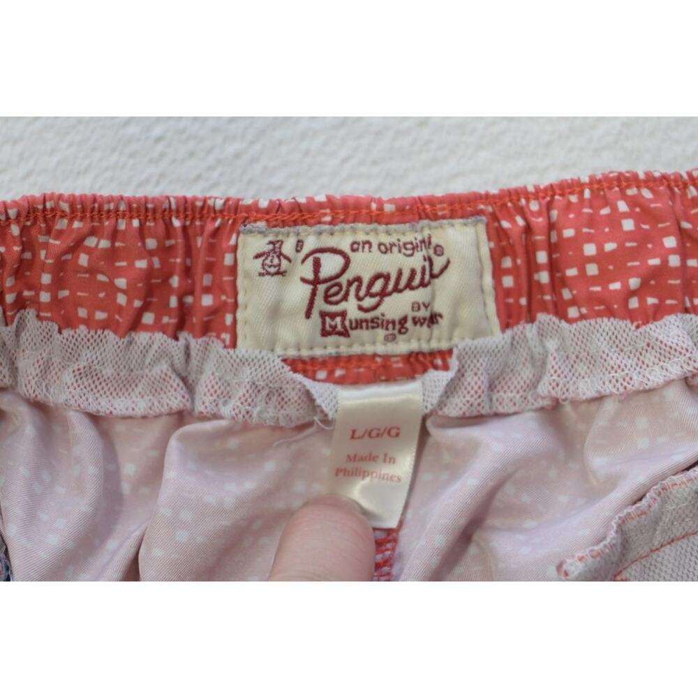 Penguin Munsingwear Swim Trunks Shorts Athletic Water No Netting Mens Size Large - Picture 5 of 8
